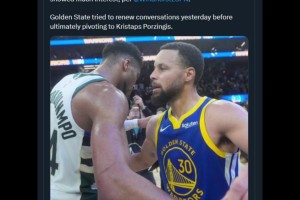 这都不换吗？名记透露：勇士为得到字母哥，给出了4个无保护首轮的丰厚报价！